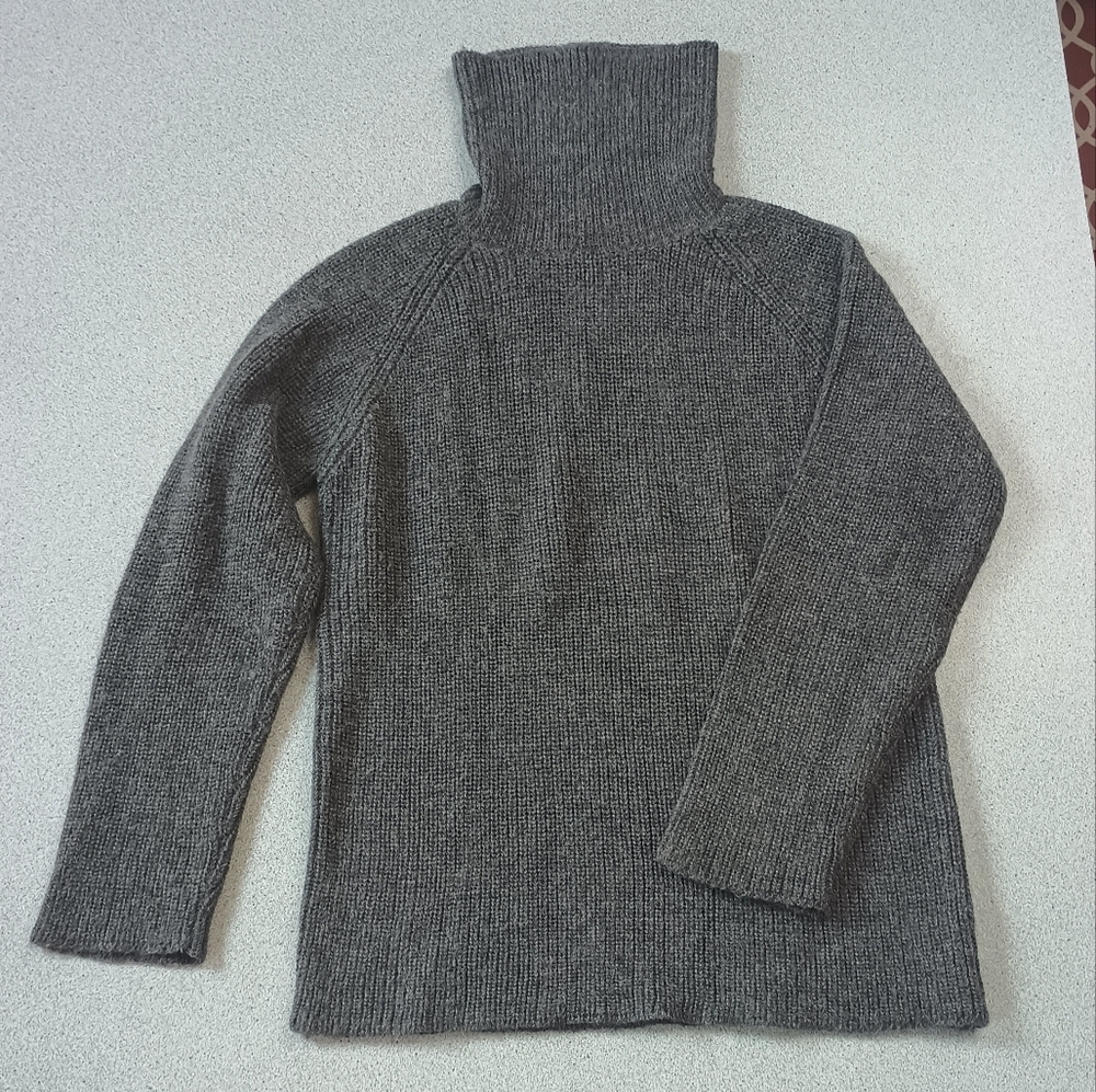 Club Monaco Charcoal Alpaca Turtleneck Sweater